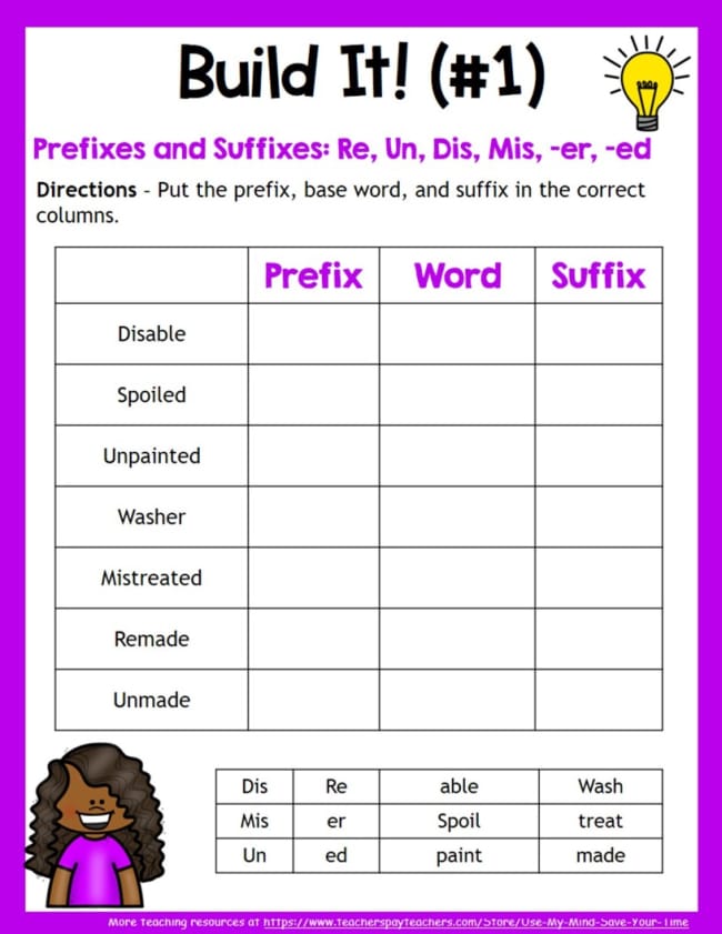 How To Teaching Prefixes And Suffixes In A Fun Way Words