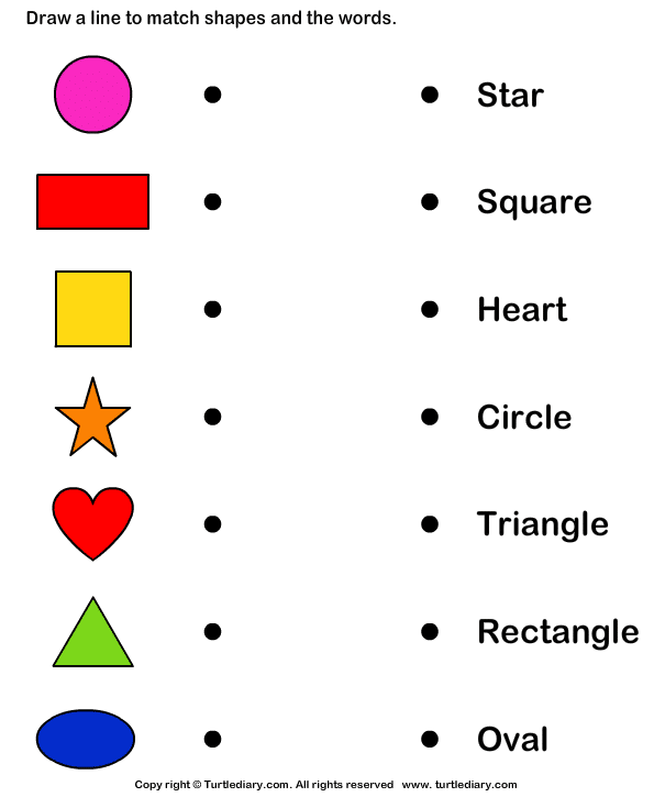 Match Shapes And Names